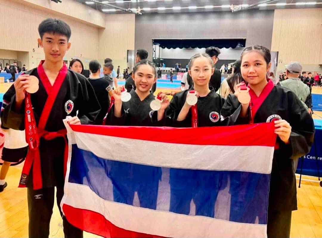 Chiang Rai Hapkido Youth Athletes Bring Home 6 Medals