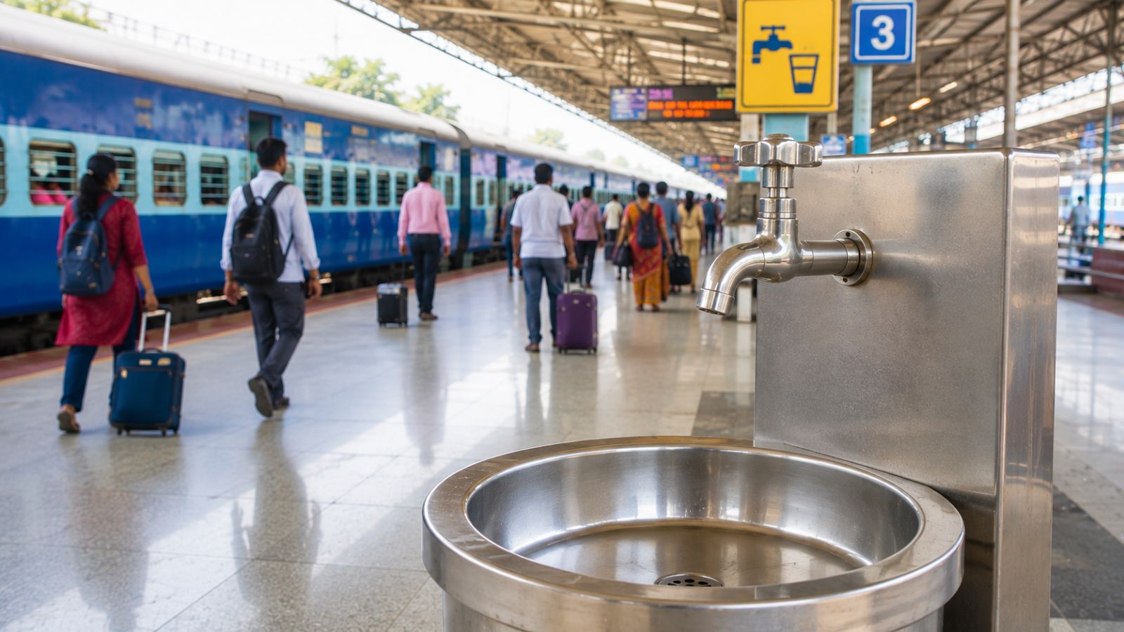 E. coli bacteria found in drinking water at some railway stations, CAG flags violation of norms