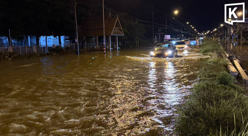 Chiang Rai’s Thoeng district warns residents as water level exceeds 7 metres