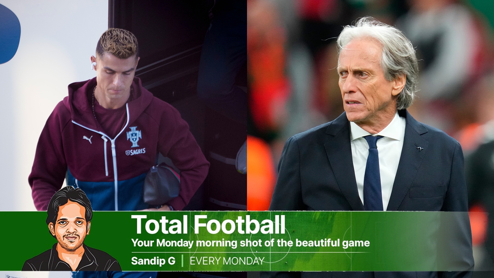 Jorge Jesus won’t bend, and Cristiano Ronaldo cannot be bent