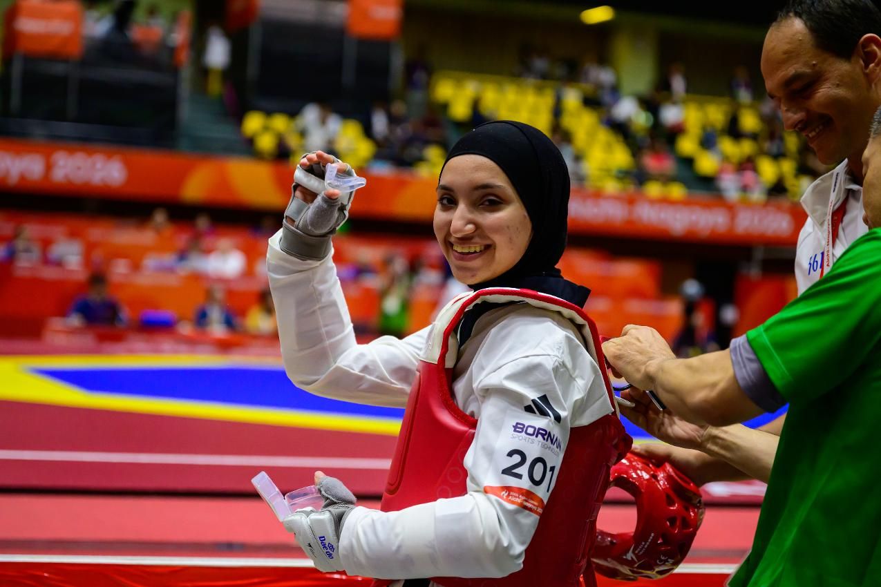 [Asian Games] 2 Syrian refugees make historic Asian Games debut in taekwondo