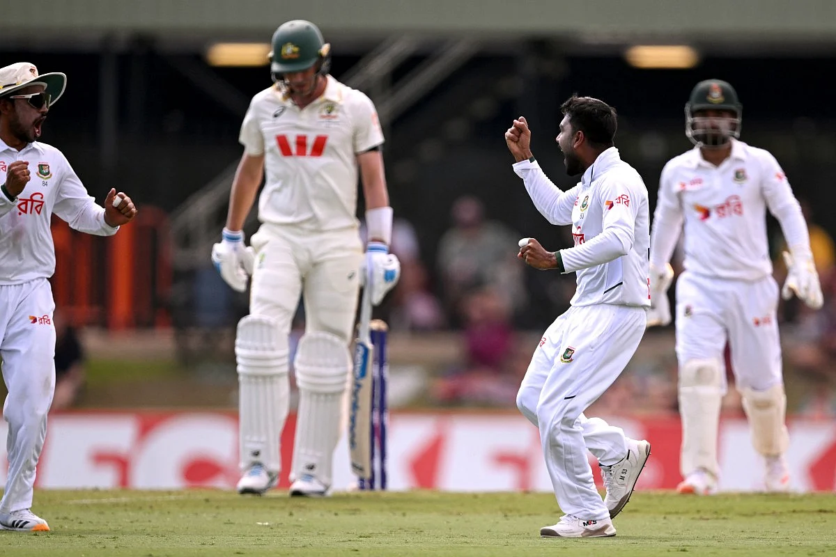 Bangladesh register historic Test win over Australia