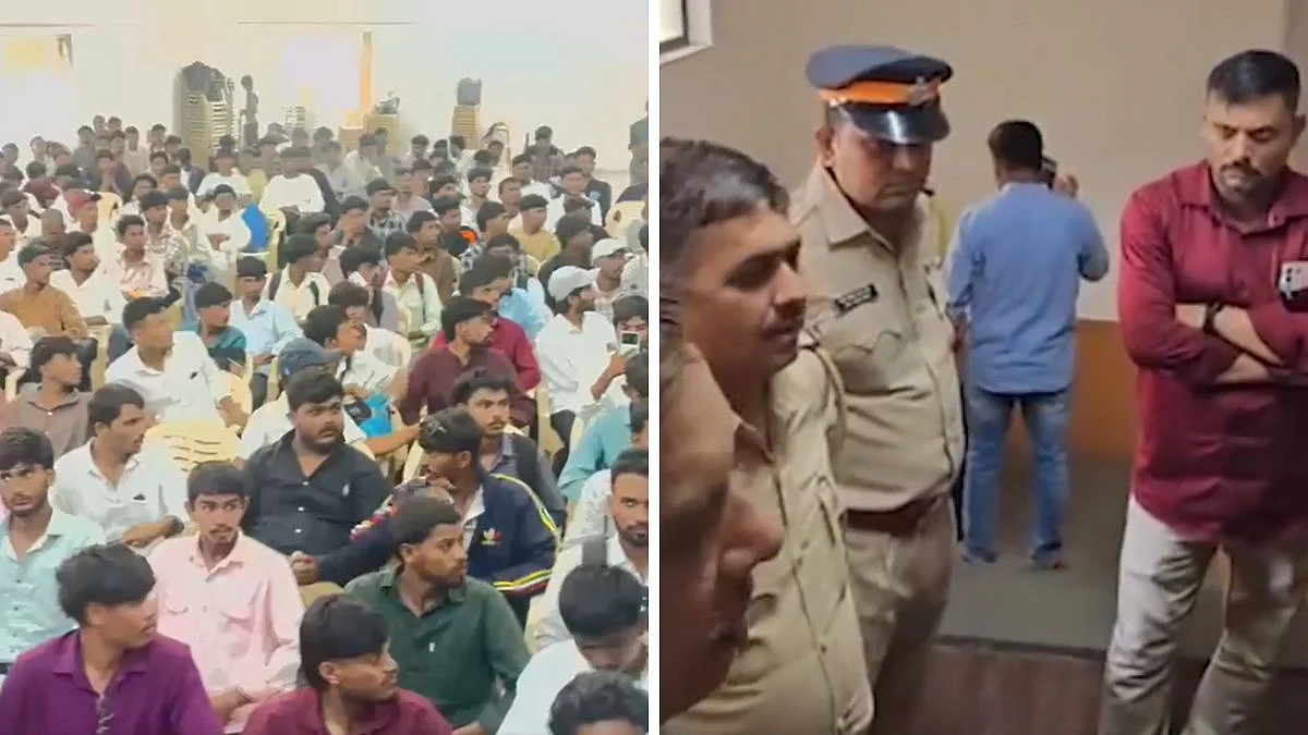 Mumbai: Nashik Tribal Students Detained From Congress Office In Dadar Ahead Of Azad Maidan Protest |VIDEO