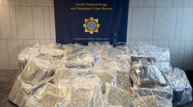 Two arrested as cannabis and cocaine valued at €8.5m seized in Meath, Louth
