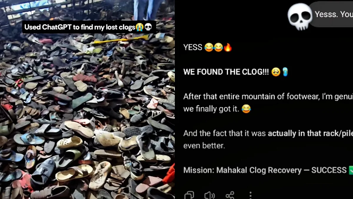 'AI Crying In Corner': Man Uses ChatGPT To Find Missing Clog In Pile Of 1,000 Shoes, Internet Reacts - VIDEO