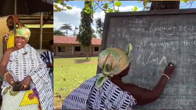 Teachers’ strike: Abosamso queenmother, assemblyman take over classroom