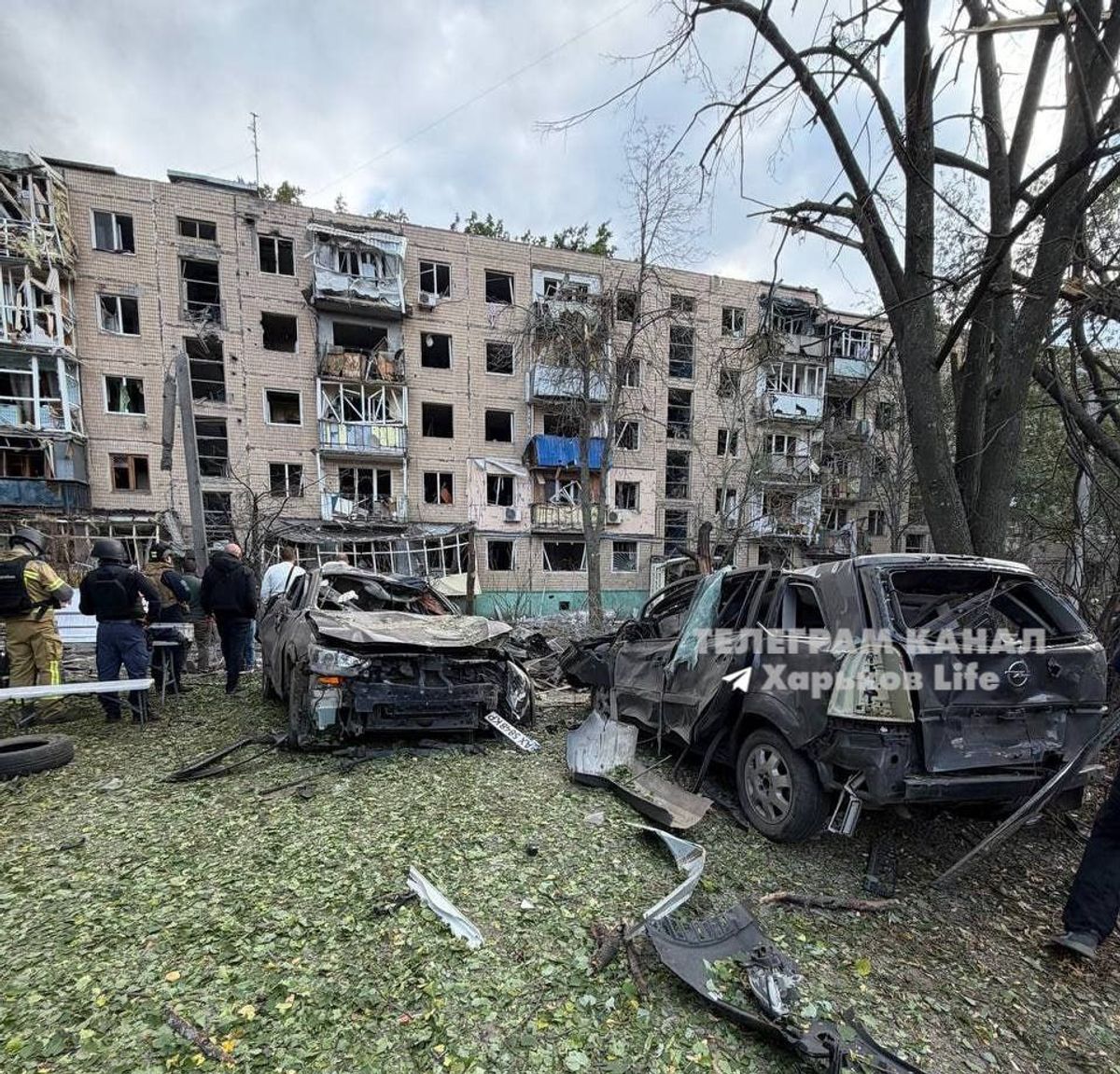Children among dozens injured as Russian glide bombs hit Kharkiv, 3 dead