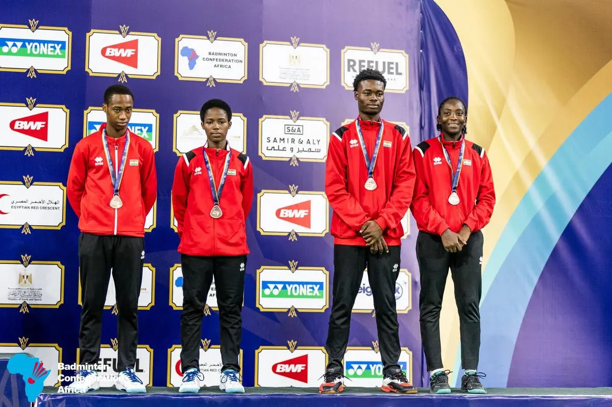 Ghana's Golden Shuttlers smash their way to four medals in Cairo