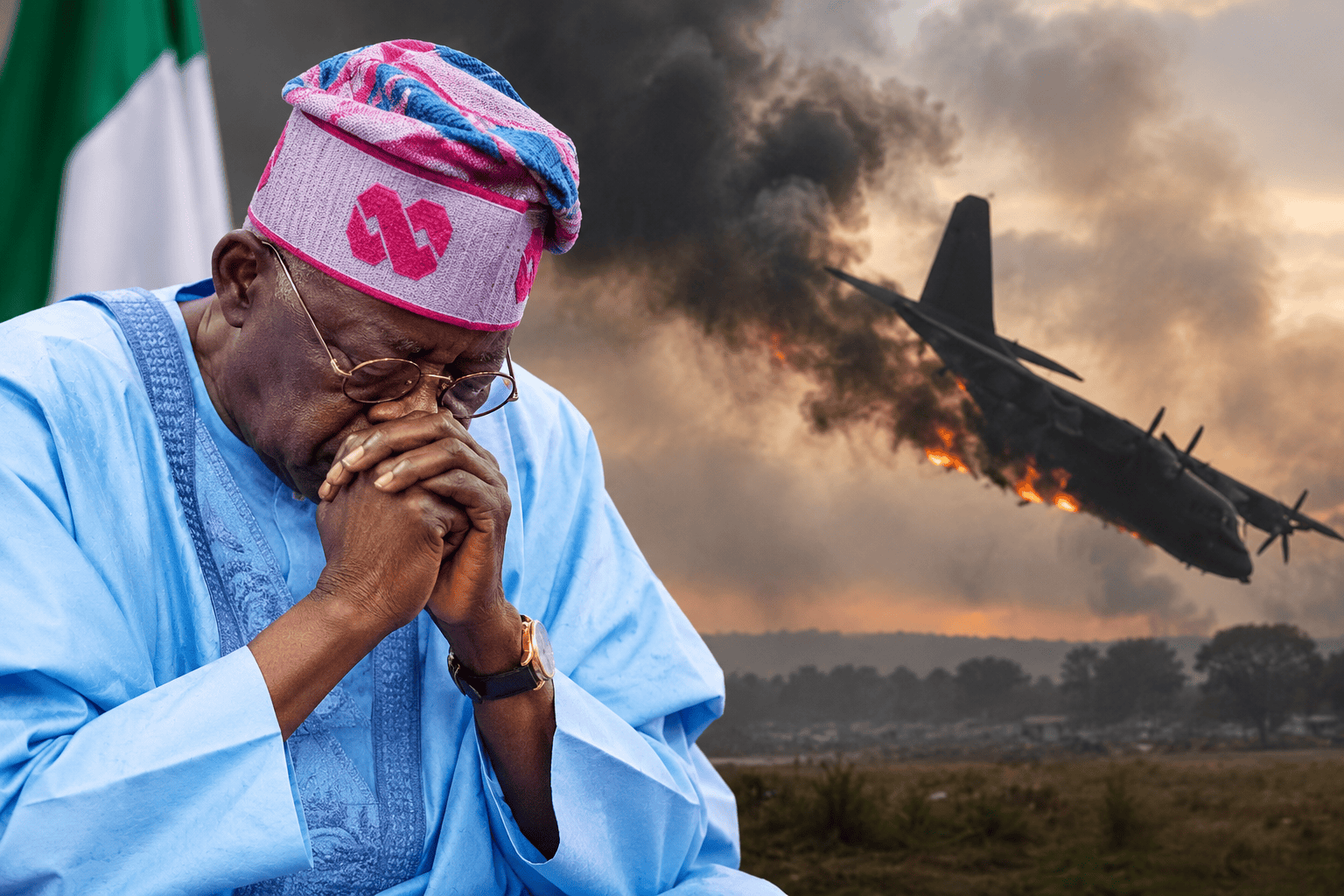 Nigerian Aircraft Crash: All 32 passengers, crew believed dead, Tinubu mourns
