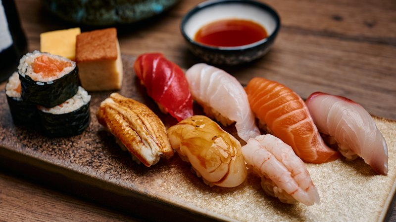 By night, it’s a big-spender sushi counter, but I prefer the lunch deal that’s 90% cheaper