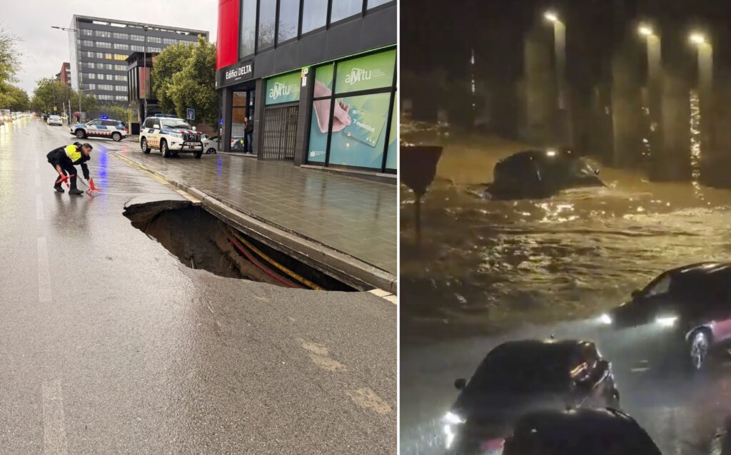 Why the rain opened a hole in front of Granollers’ courts