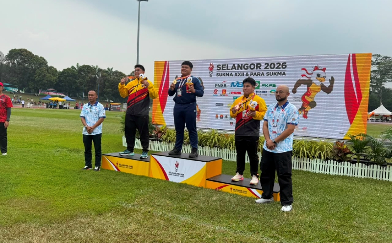 Golden double for Sabah as Earl Isaac, Samantha Mae triumph at Sukma