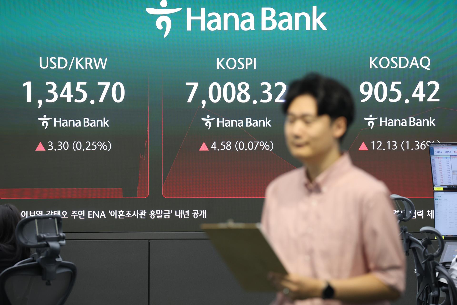 Seoul stocks turn lower after opening higher on profit-taking