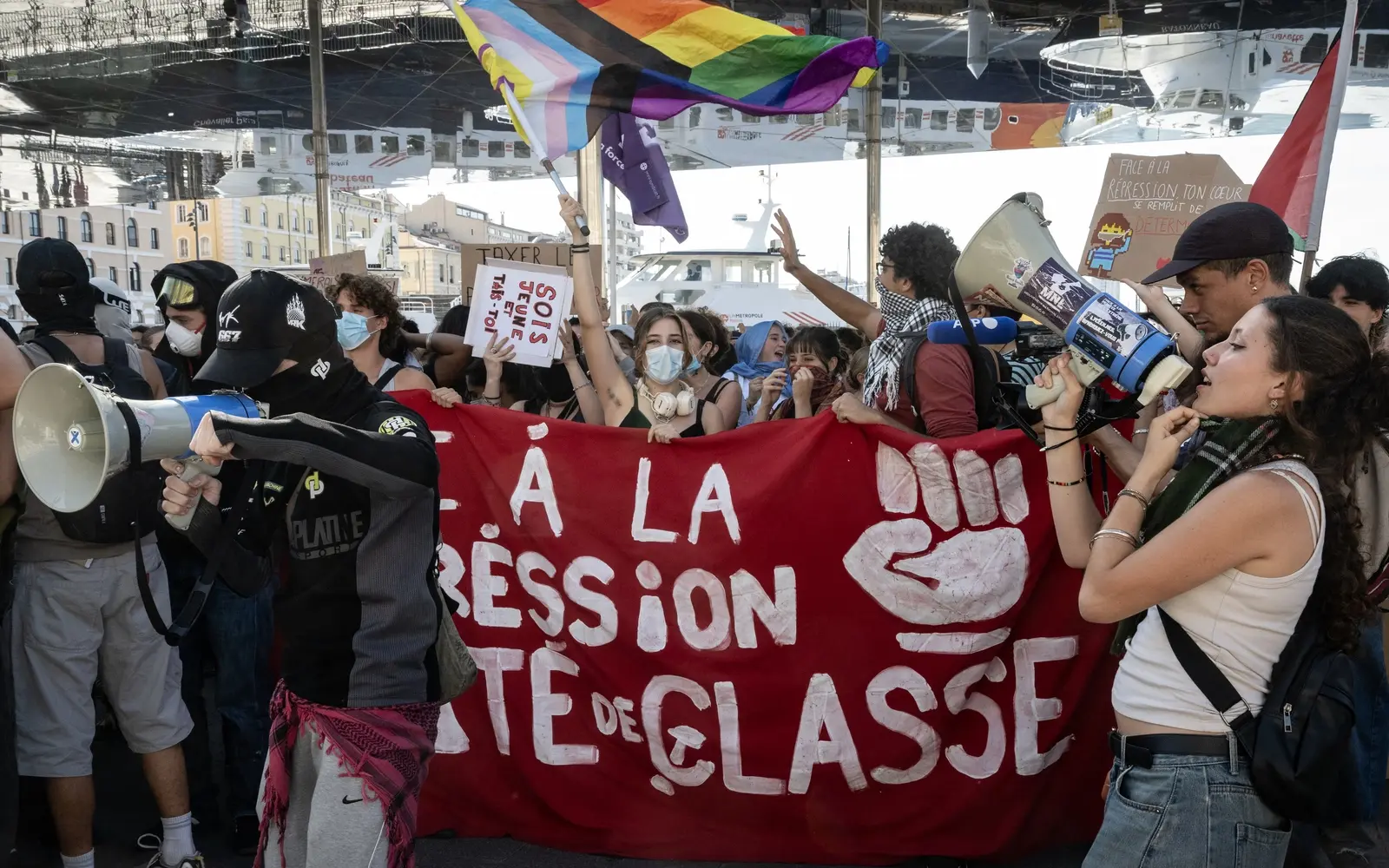 France braces for mass protests as unions join students