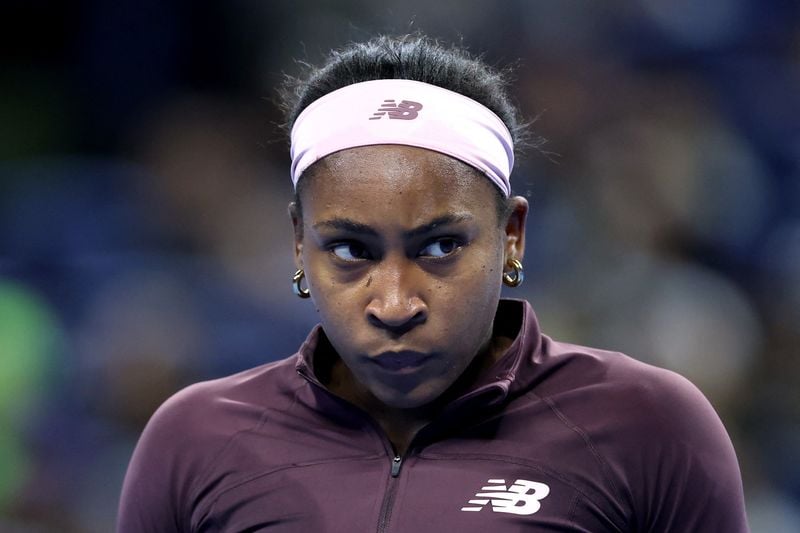 Tennis-Gauff hits out at racist abuse after replayed point in Beijing sparks backlash
