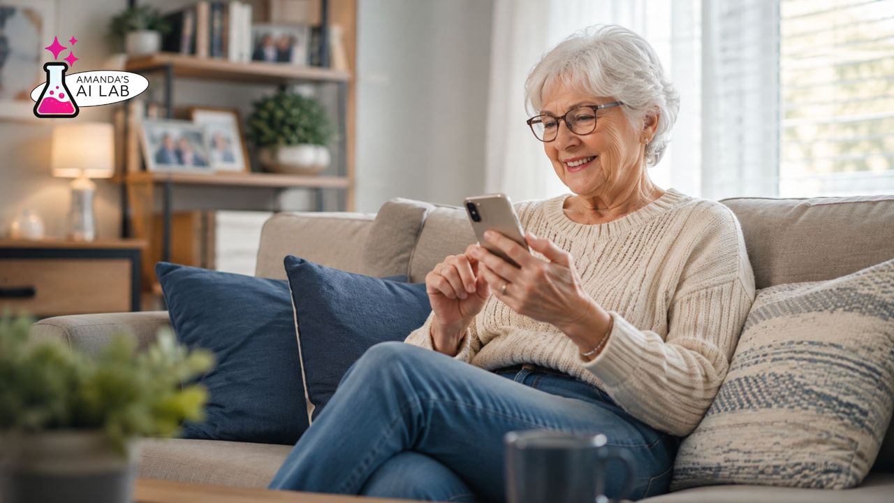 This new AI assistant makes AI easier for people 65+ — no app or prompts required
