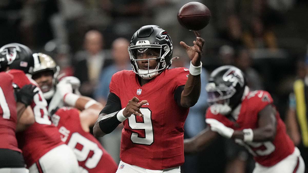 Falcons’ Michael Penix Jr. has the perect reaction to win over Saints