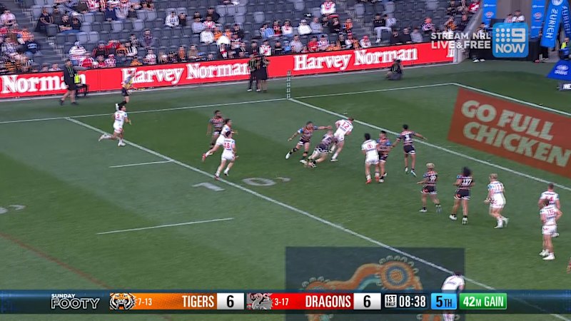 NRL Highlights: Tigers v Dragons - Round 24