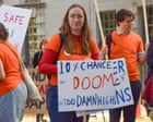 ‘Pull the plug’: protesters resort to direct action against AI firms