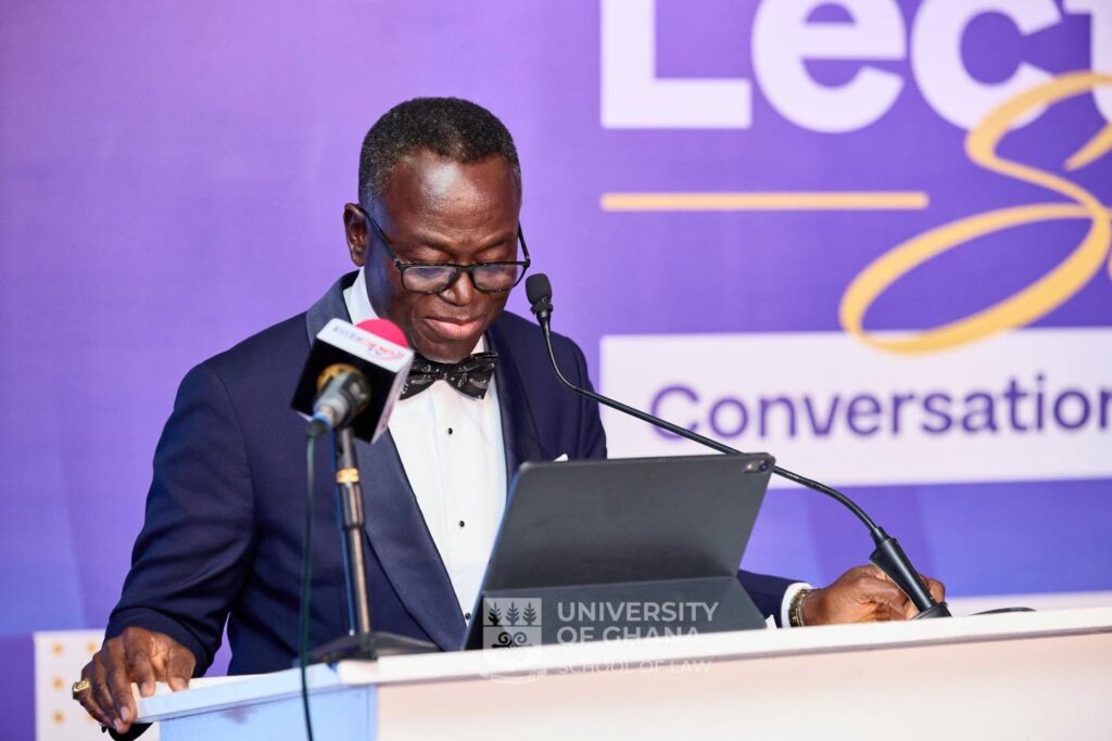 Justice Kulendi reveals nearly 30,000 pending cases as he inspires UG law students