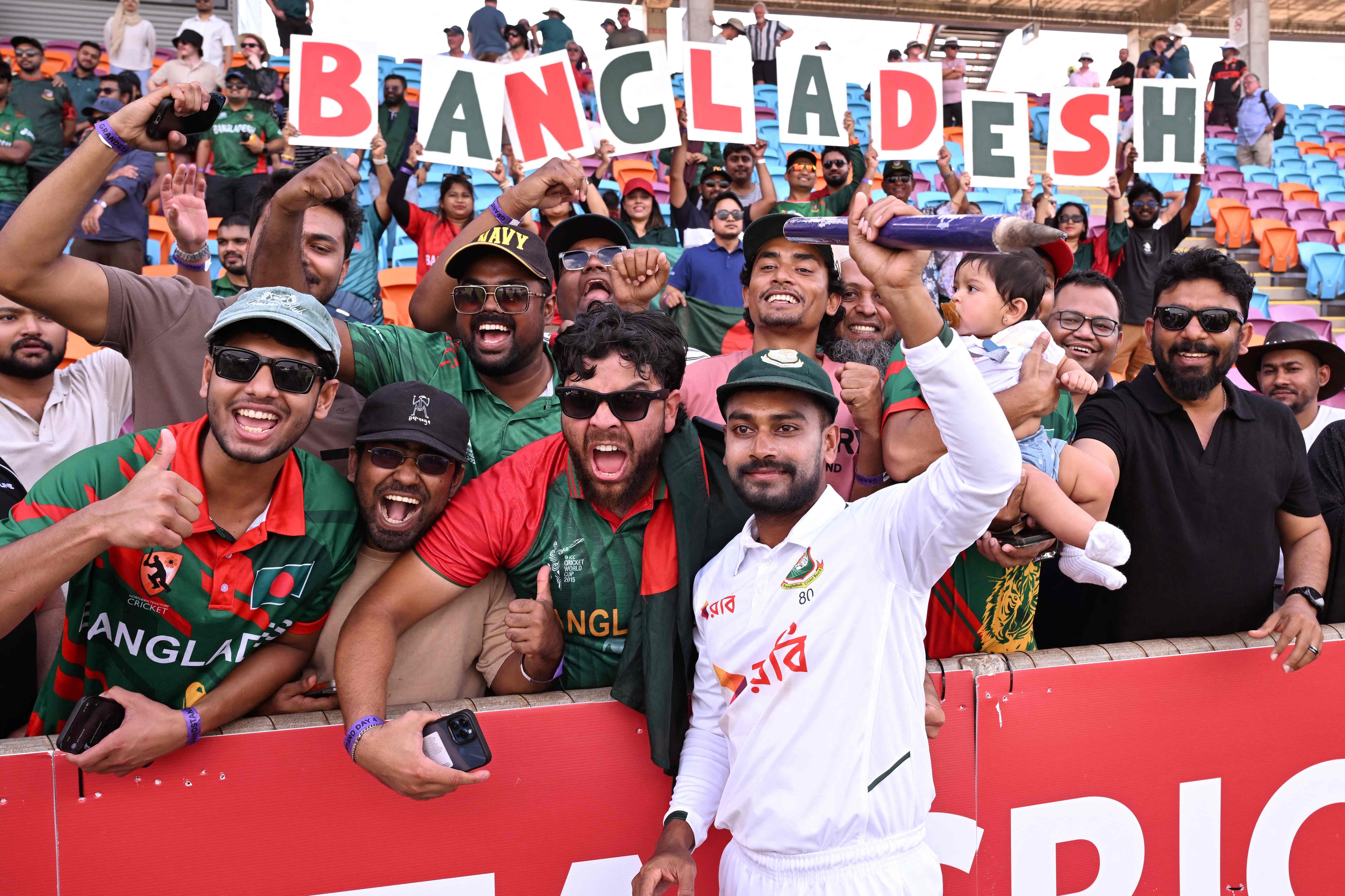 Bangladesh celebrate 'biggest win in any format' as they crush Australia in Darwin Test