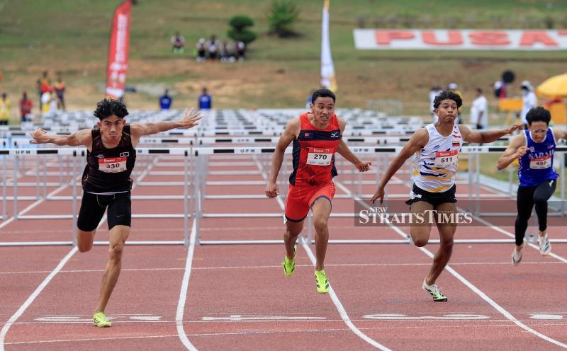 Armin reclaims hurdles record to win Sukma gold for Terengganu