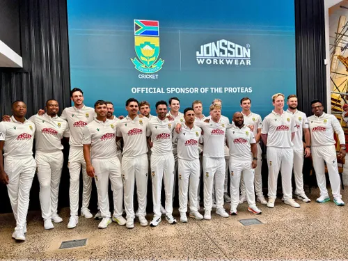 BREAKING NEWS: Proteas Men's Test side secure first shirt sponsor in five years