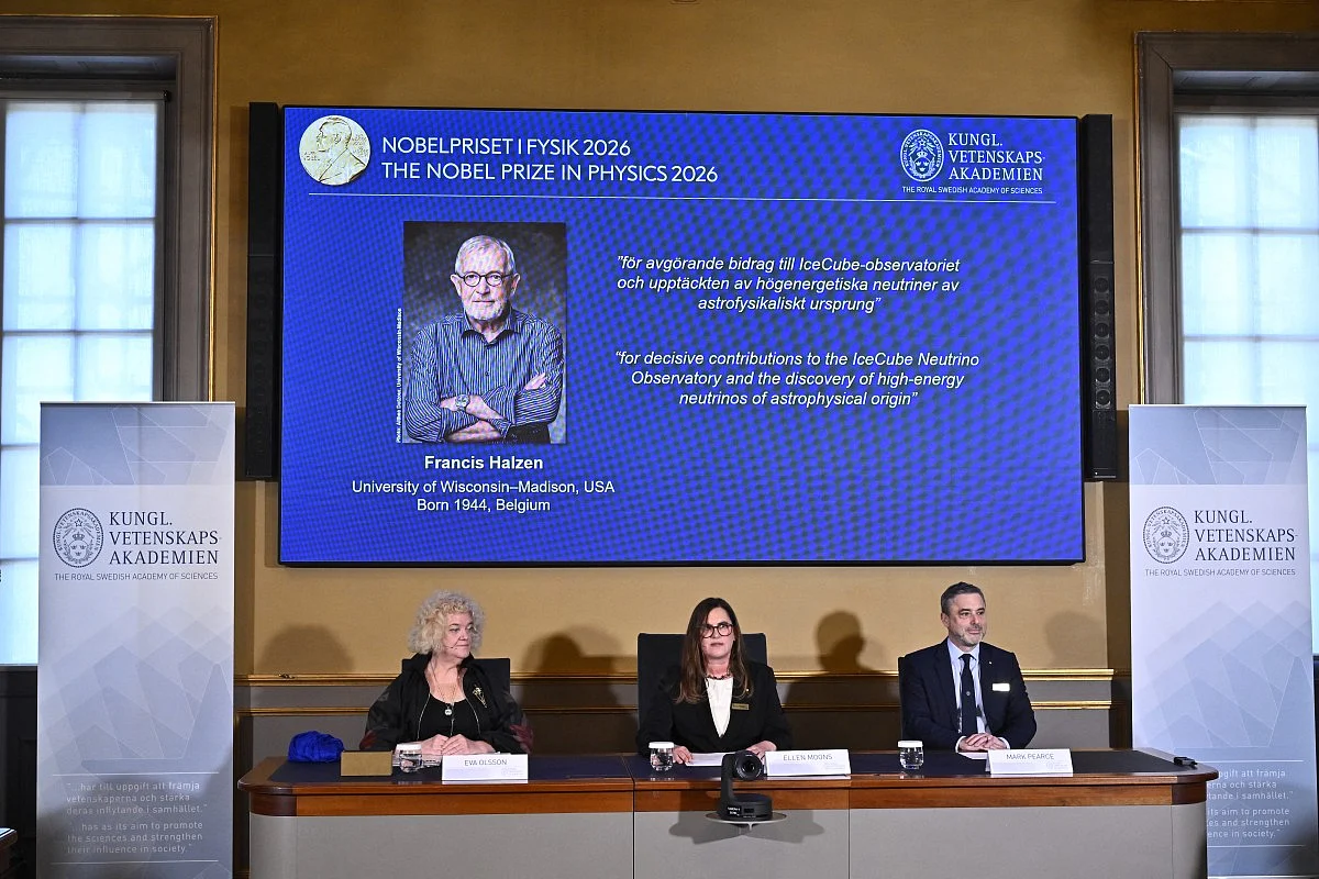 Belgian Francis Halzen wins physics Nobel for work on ‘ghostly messengers’ from outer space