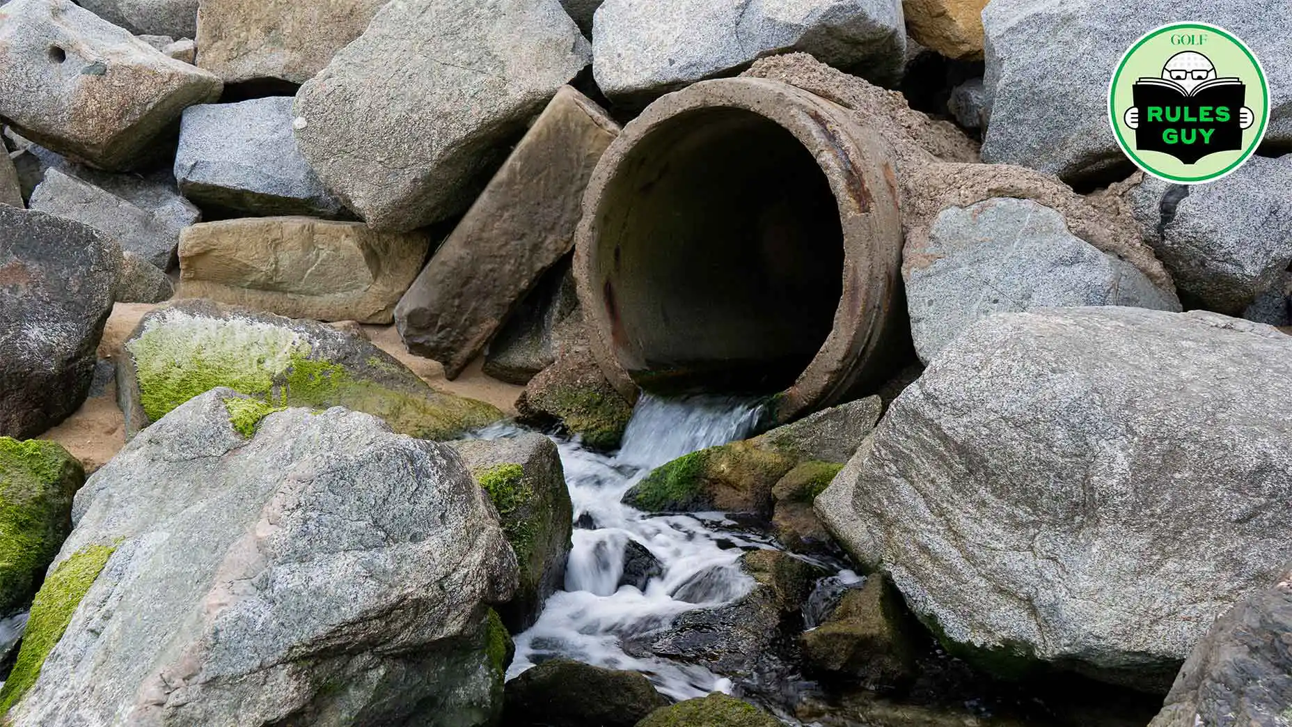 Rules Guy: If your ball finds a drain, can you take relief on the fairway above it?