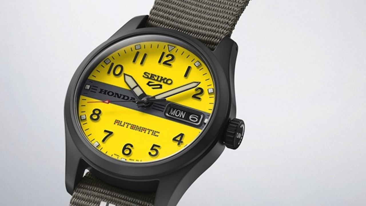 Seiko Folded Honda’s Pocket Scooter Into a 36mm Field Watch