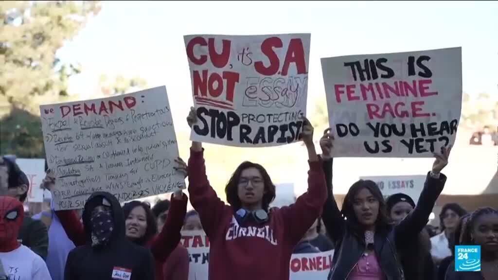 Students protest Cornell's response to gang rape complaint