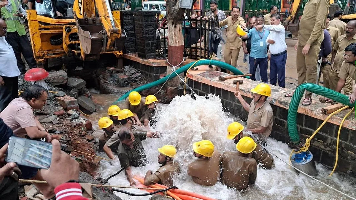 Major Water Main Leak Repaired In Thane; Supply Restored To Mumbai City & Eastern Suburbs