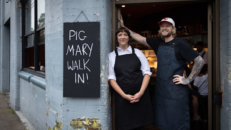 The two-hatted Ester crew are doing a Big Mac riff at tiny new wine bar