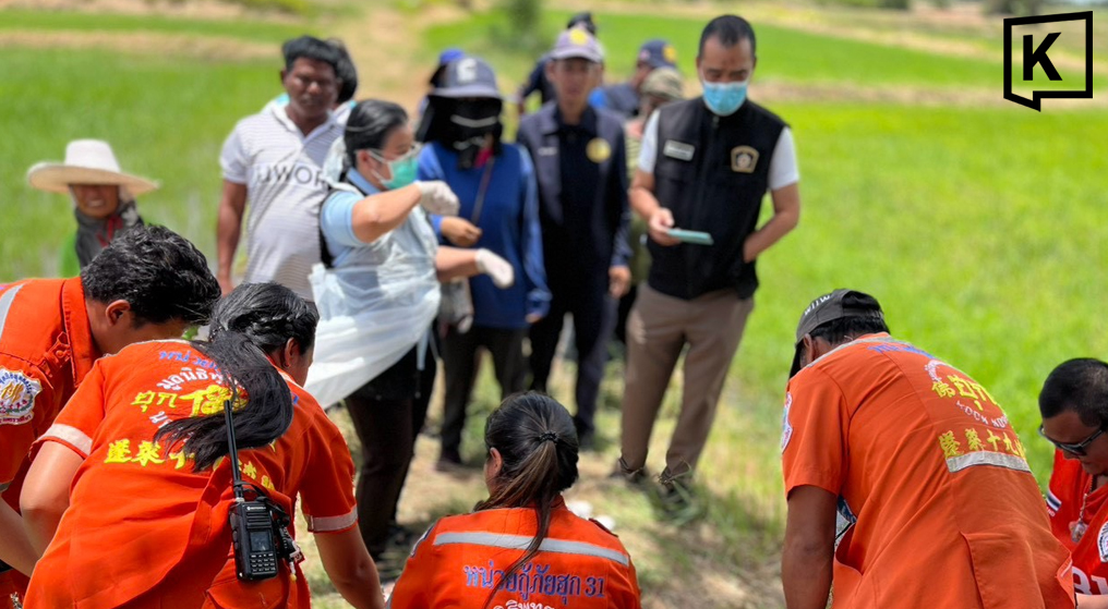 Korat man dies in field, suspected heatstroke