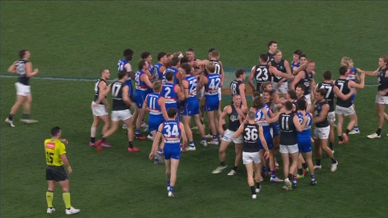 Carlton books wildcard spot as fight erupts