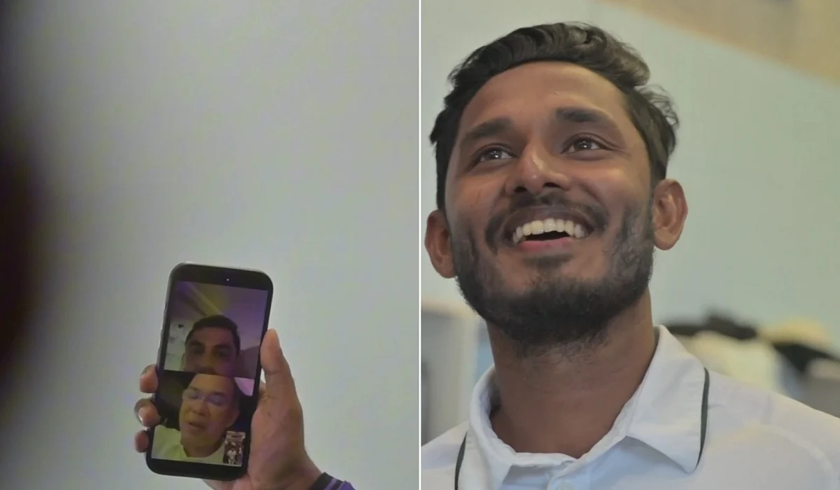 Bangladesh Prime Minister Tarique Rahman FaceTimes Cricket Team After Historic Australia Win | VIDEO