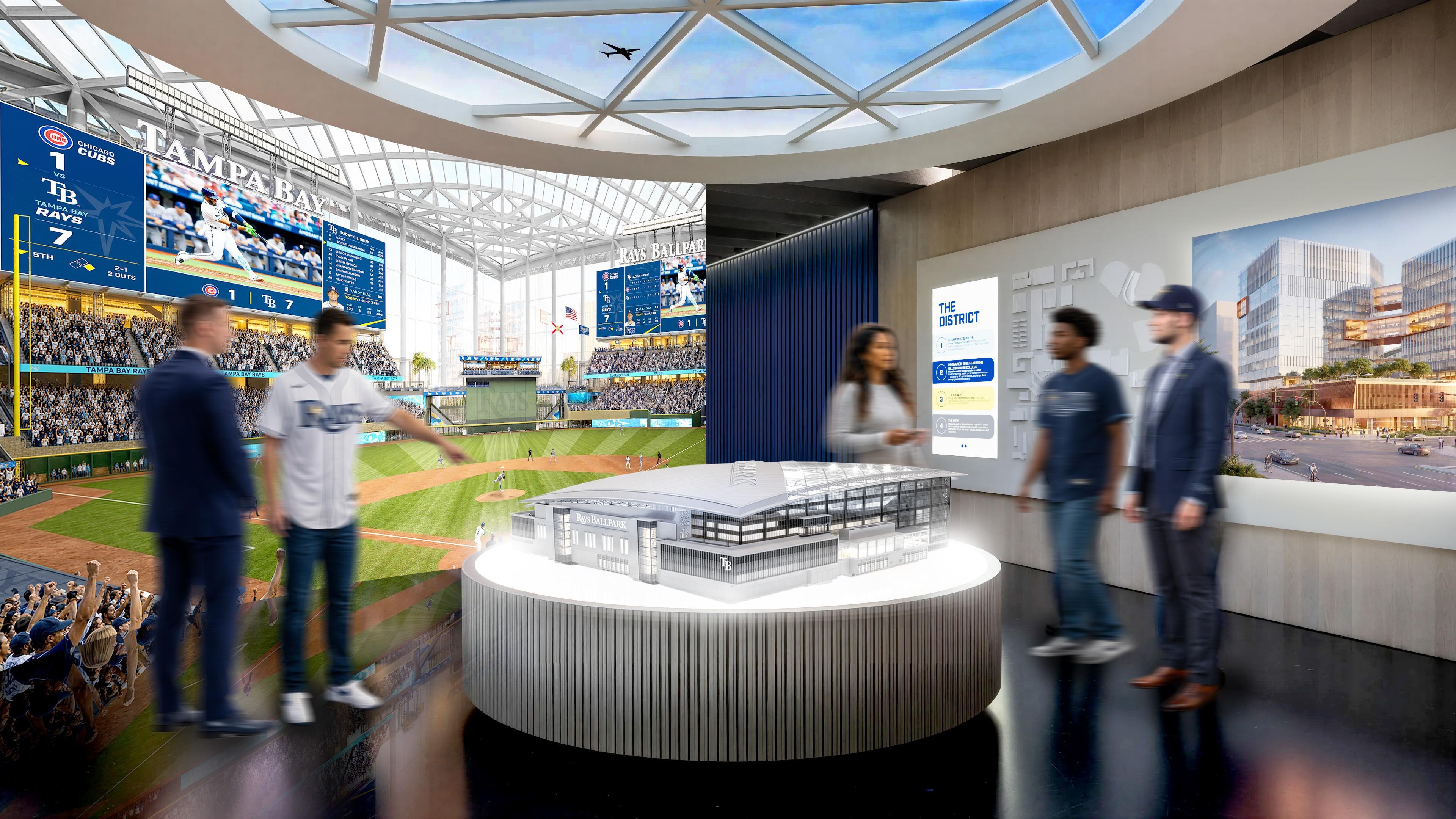 Rays announce new Ballpark and District Experience Center for 2027