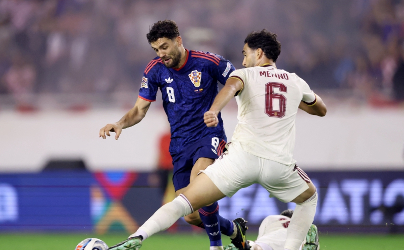 Merino double helps Spain beat Croatia, reach Nations League quarters
