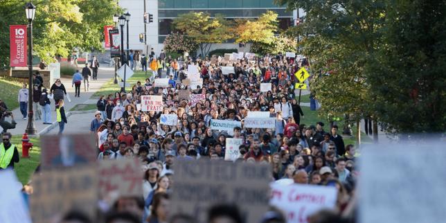 On Cornell's campus, 'everyone is outraged' by the handling of gang rape case