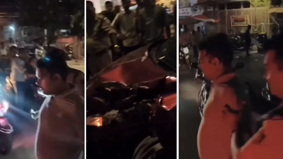 Drunk Driver Loses Control, Runs Over 8 People At Maharaj Bada In MP's Gwalior; Arrested