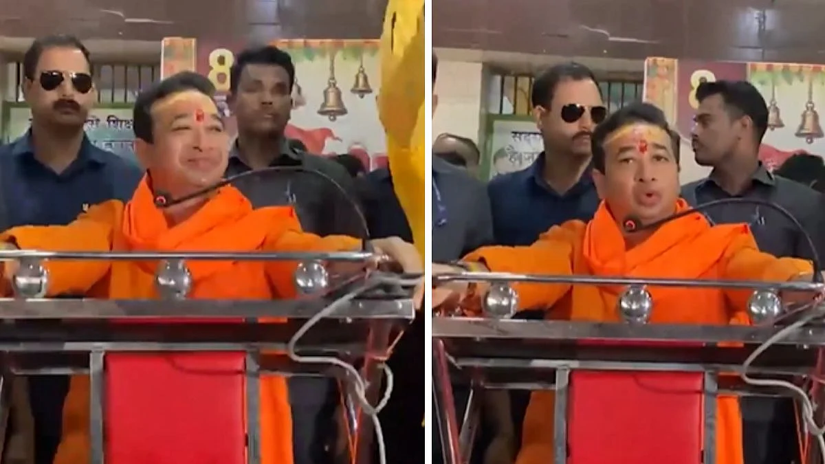 VIDEO: BJP Minister Nitesh Rane Visits Mumbra For Kanwar Yatra, Says ‘From Now On, Call It Mumbra Devi’