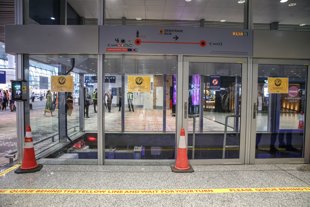 Flying in to KLIA after midnight? Buses replace Aerotrain from 12am to 5am during software works