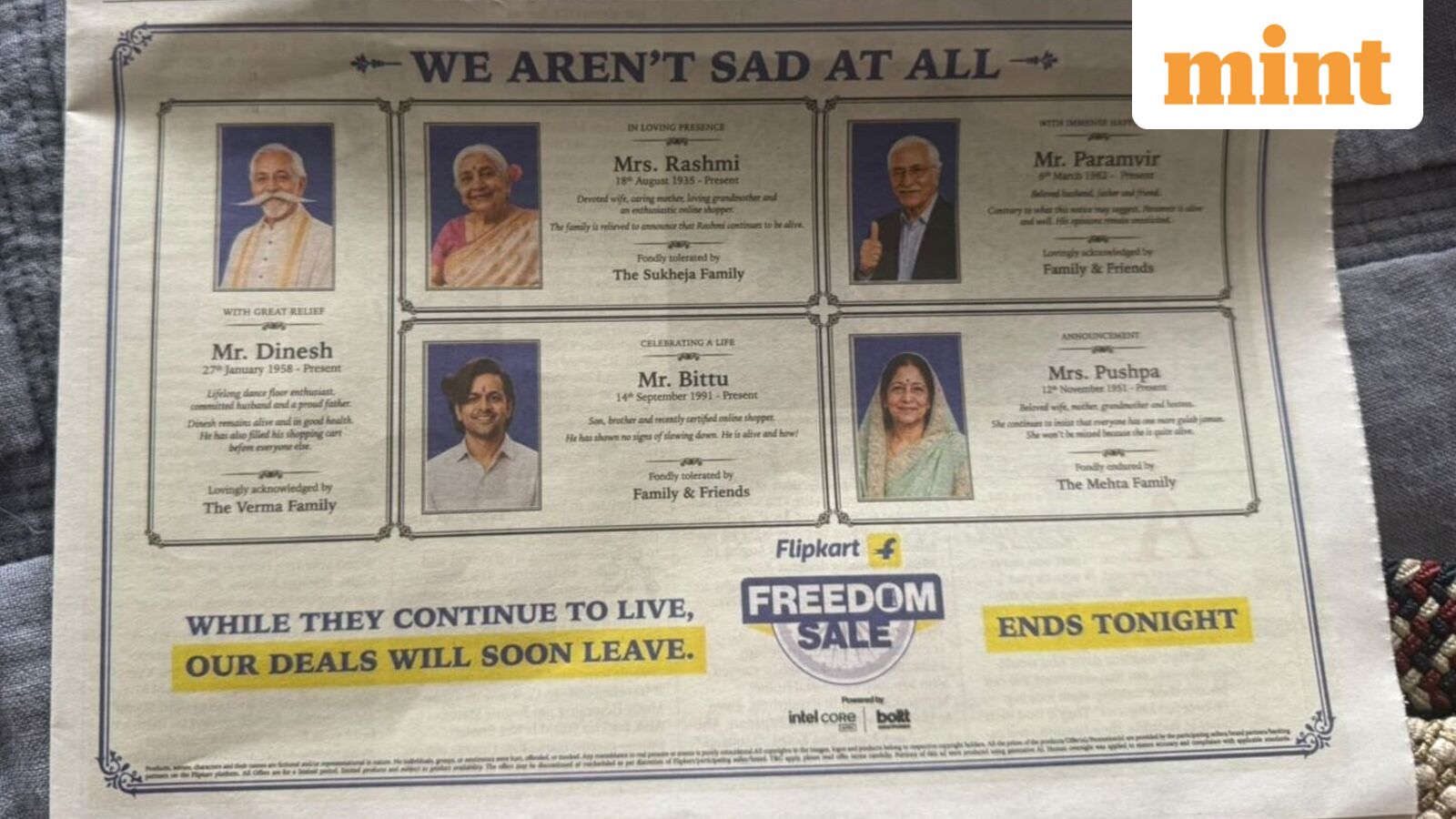 Flipkart's Freedom Sale ad faces heat for being ‘self-serving, insensitive’; netizens react — ‘Very bad analogy, but...’