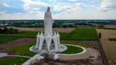 Europe's tallest Virgin Mary statue unveiled in rural Poland