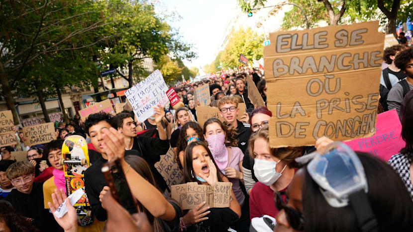 CNA Explains: What are the grievances driving the expanding school protests in France?