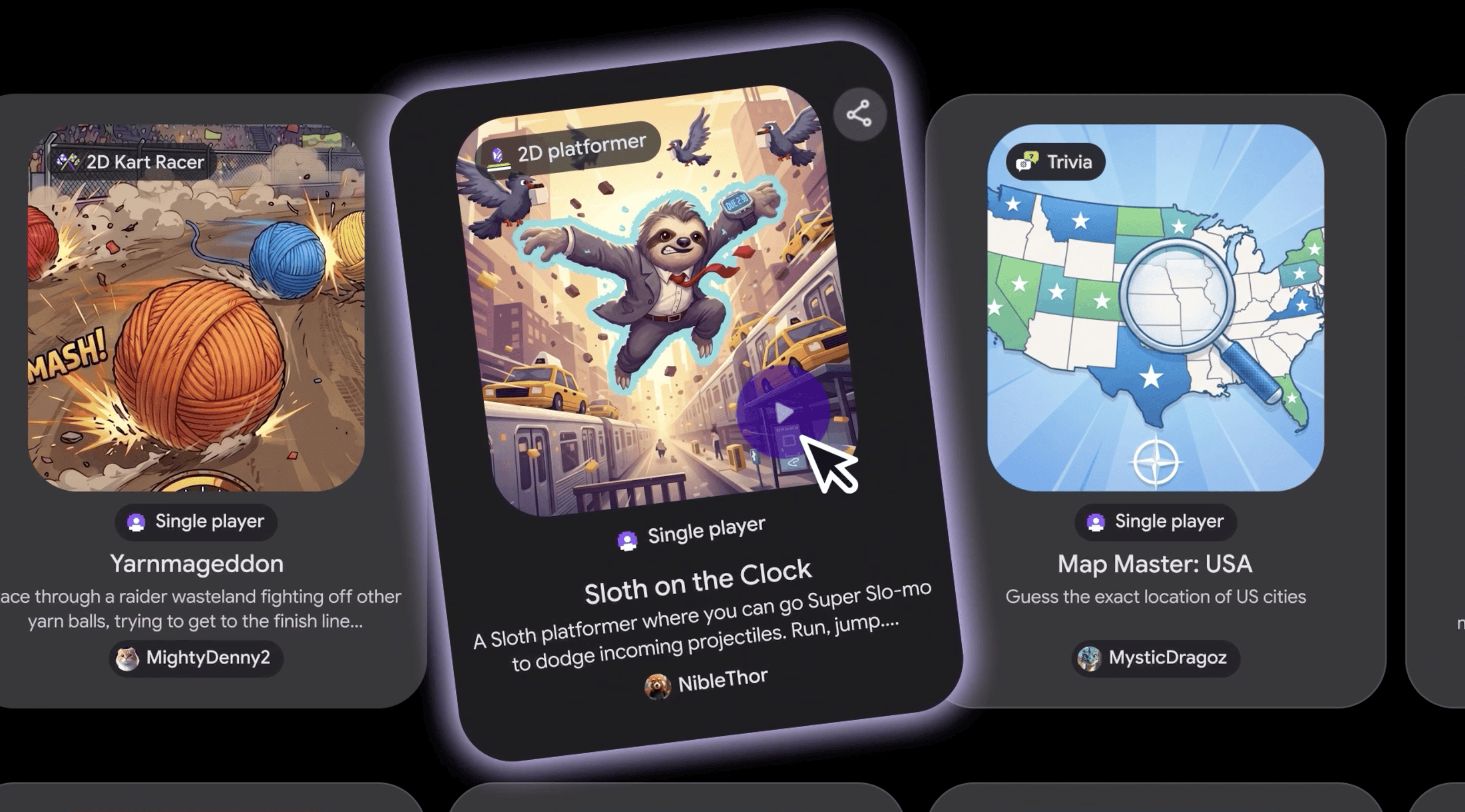 Google now lets you make games with AI