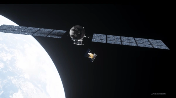 Swift spacecraft, and a mission to save it, caught on video