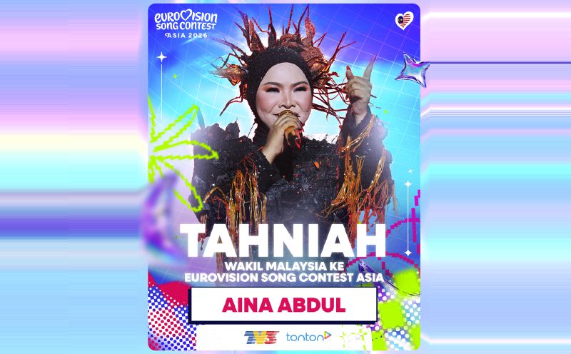 #SHOWBIZ: From AJL40 glory to global stage: Aina Abdul set for Eurovision Asia 2026