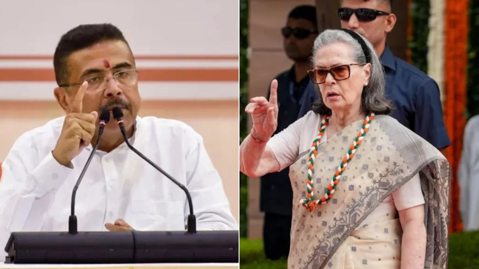 ‘Insult to Bankim Chandra’: Suvendu Adhikari targets Sonia Gandhi over Vande Mataram video