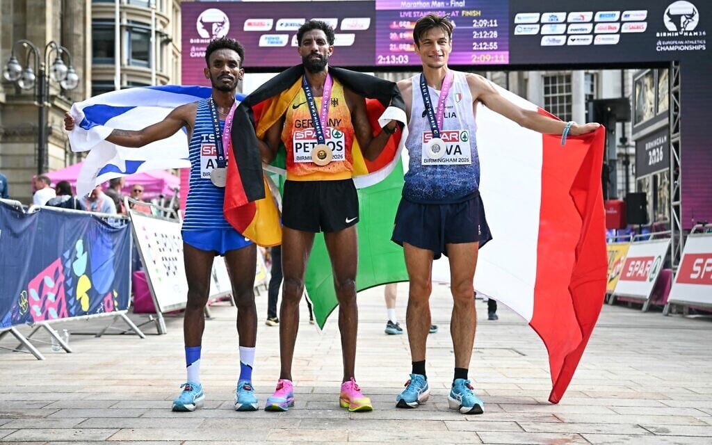 Israeli marathon team wins gold at European Championships